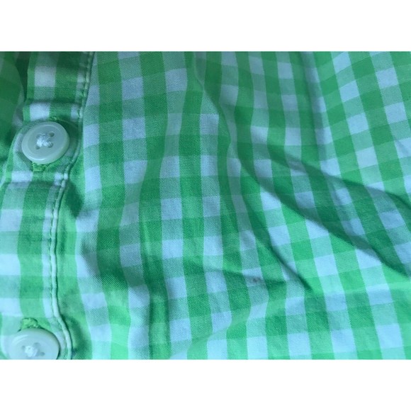 Girl's Size 9M 6-9 Months Two Piece Green Checkered Carter's Top + Pink Bloomers - Picture 7 of 8